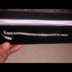 Diamond Bracelet 1/4 ct tw Round-cutSterlingSilver